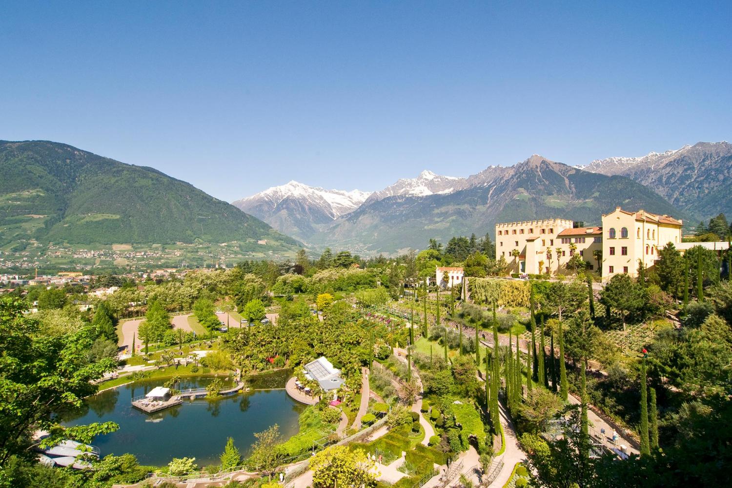 Gärten von Schloss Trauttmansdorff in Meran